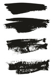 Calligraphy Paint Brush Background High Detail Abstract Vector Background Set 25