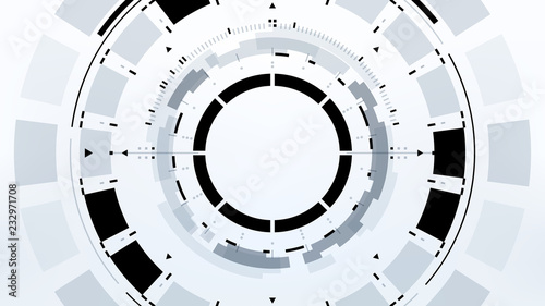 Futuristic Technology Abstract Background. Vector Modern Hi-Tech Wallpaper