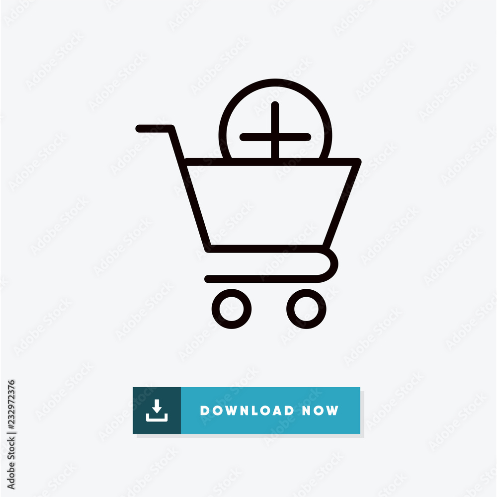 Add to card cyber monday vector icon Add to card cyber monday vector icon