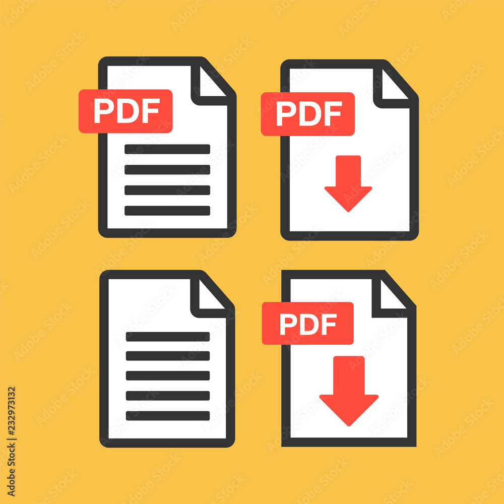 File Icons. File Icons line style illustration. Document icon set File Icons. File Icons line style illustration. Document icon set