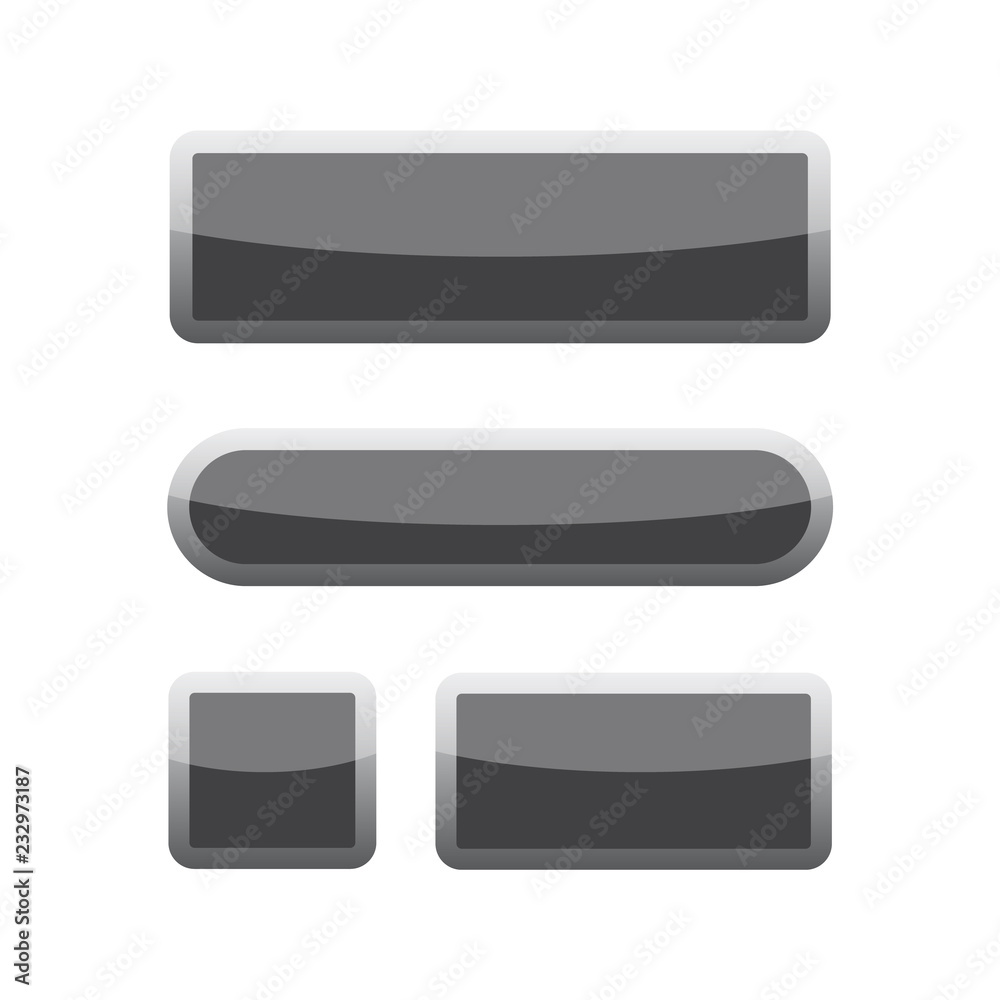 3d technology web buttons. Button for web design 3d technology web buttons. Button for web design