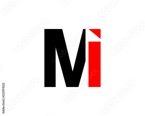 Free Download Initial Letter MI Logo Template Design - GFXLoad