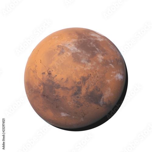 3d rendered illustration of mars
