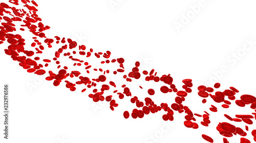 Fototapeta Naklejka Na Ścianę i Meble -  3d rendered medically accurate illustration of human blood cells
