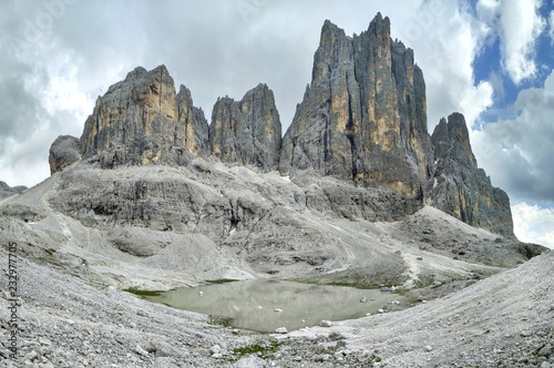 Dolomites from San Martino di Castrozza (Trentino, Italy), palaronda treck