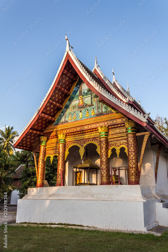 Wat Aham Temple (Monastery of the Opened Heart) in Luang Prabang, Laos