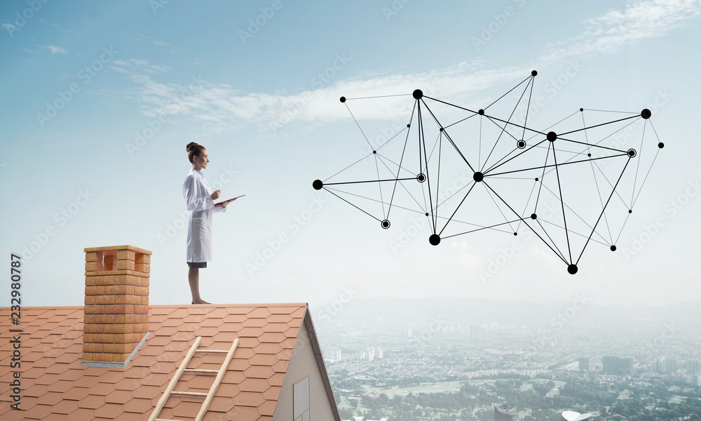 Medical industry connected to modern technologies Medical industry connected to modern technologies