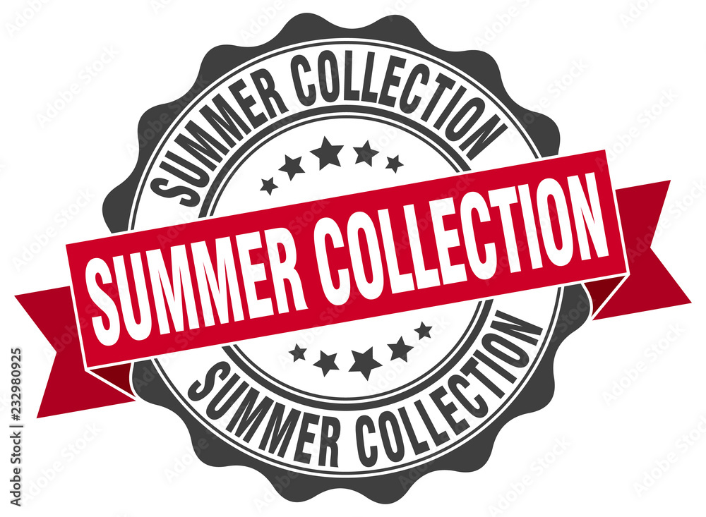 summer collection stamp. sign. seal summer collection stamp. sign. seal