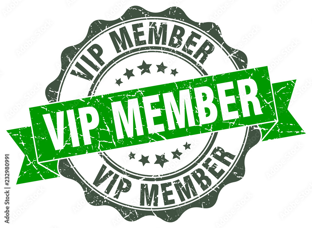 vip member stamp. sign. seal vip member stamp. sign. seal
