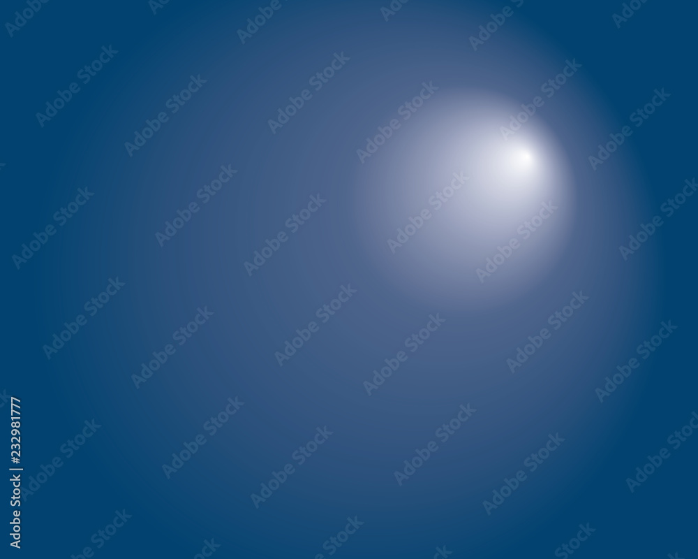 Background-Glowing Sphere Over a Blue Background