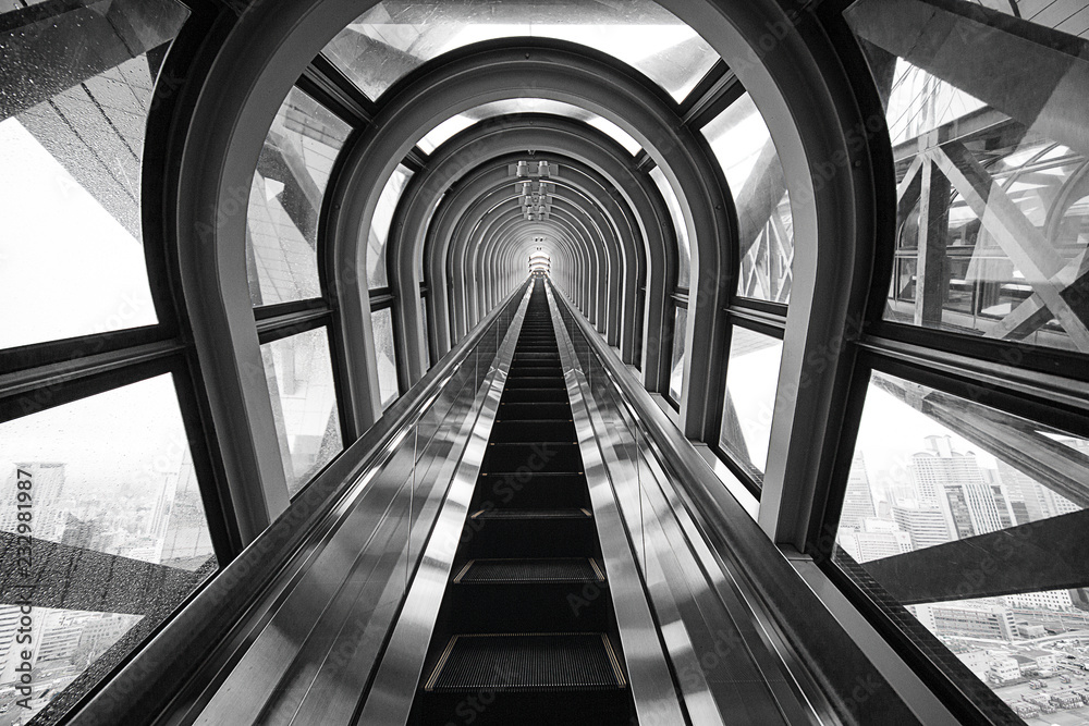 Scala mobile futuristica giappone