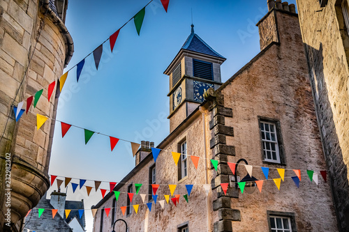 Fototapeta Naklejka Na Ścianę i Meble -  Street view of Lerwick at Shetland Islands