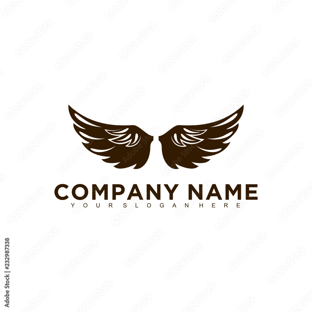 Obraz premium Eagle, falcon, bird logo design, Modern Template, Icon Vector