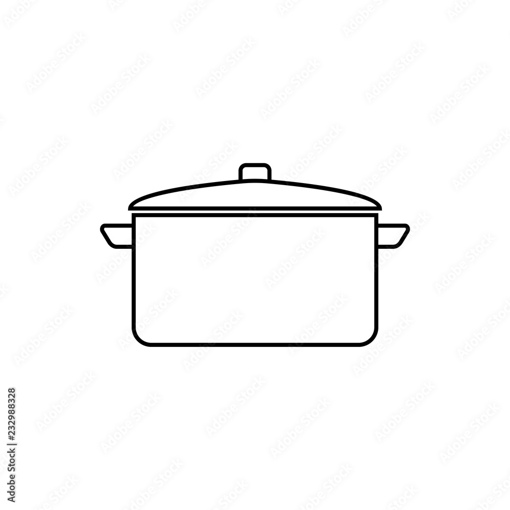 Cooking Pot Outline SVG Food Svg Cooking Pot Clipart -  Denmark