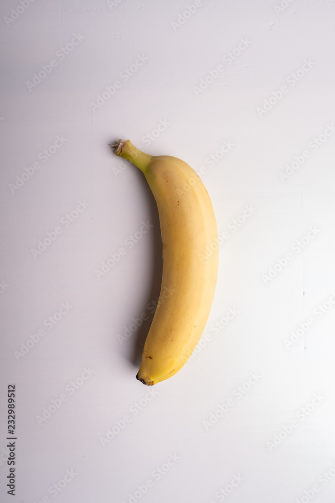 Banana fruit on white background isolated Banana fruit on white background isolated