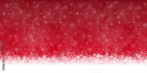 seamless snow flakes background © picoStudio