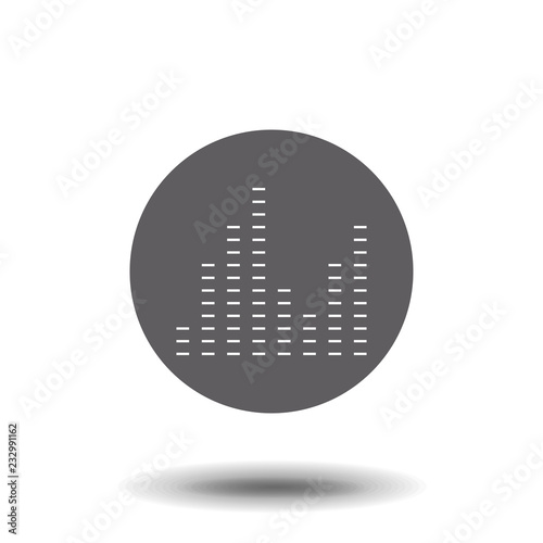 Equalizer linear icon. Equalizer concept stroke symbol design. Thin graphic elements vector illustration, outline pattern on a white background, eps 10.