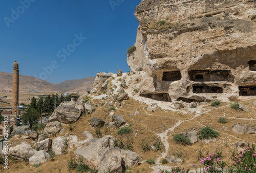 Hasankeyf  Turkey - a splendid ancient town located along the Tigris River  with its archeological sites at risk of being flooded with the completion of the Ilisu Dam