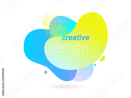 Liquid color gradient, half...