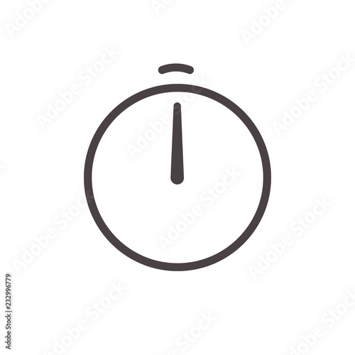 Alarm clock arrow vector li...