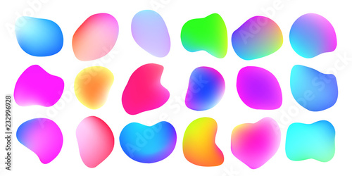 Gradient liquid color abstr...