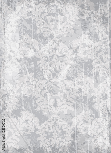 Vintage ornamented background Vector. Royal luxury texture. Elegant decor design with old grunge effects