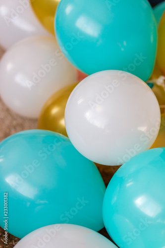 Colorful, elegant balloons