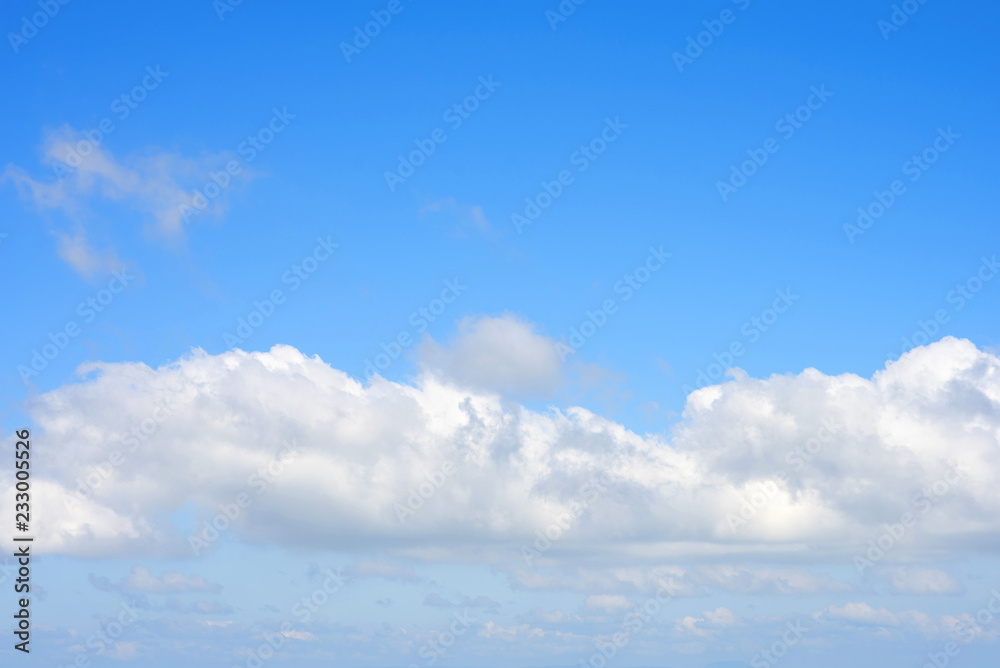 blue sky and cloud