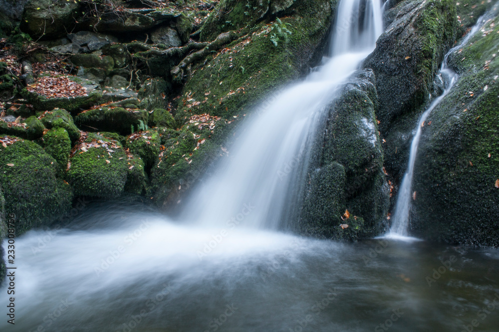 Fototapeta premium Waterfall In English Lake District - Stock Ghyll Force
