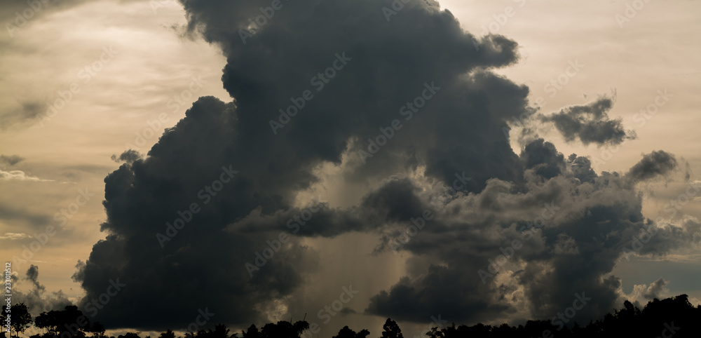 Storm clouds as abstract background