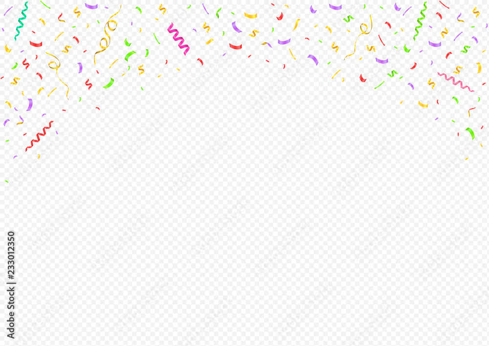 Colorful confetti background Colorful confetti background