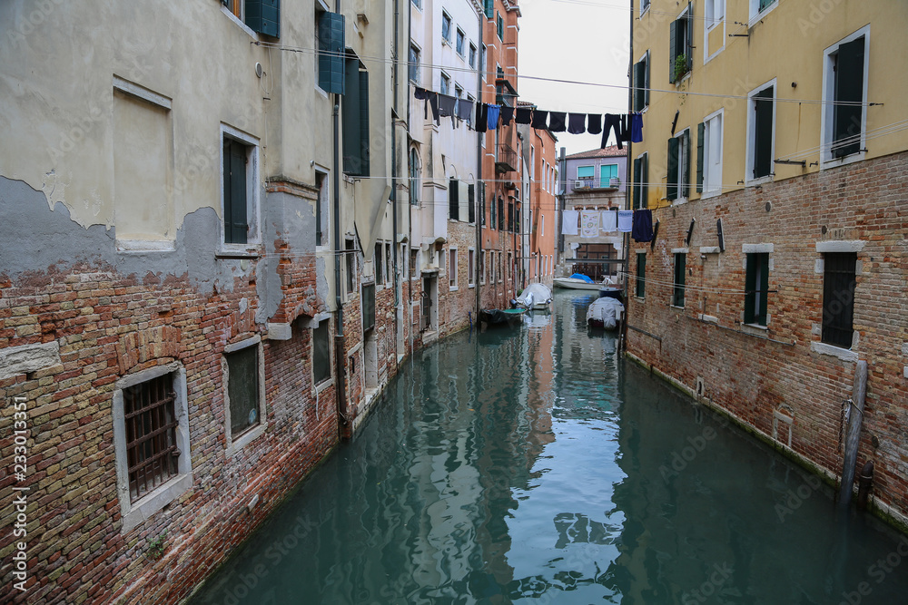 Venedig: Kanal im jüdischen Ghetto (Cannaregio)