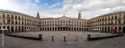 The square of Spain in vitoria, Alava photo