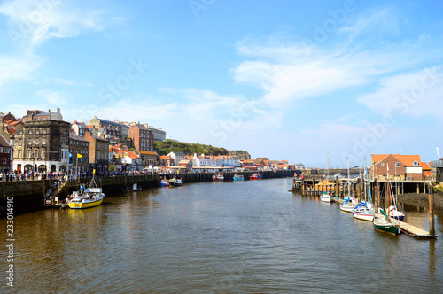 Whitby Harbour in North Yorkshire