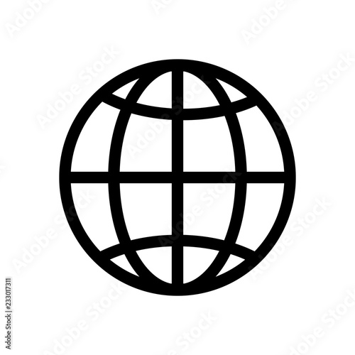 Globe  planet icon