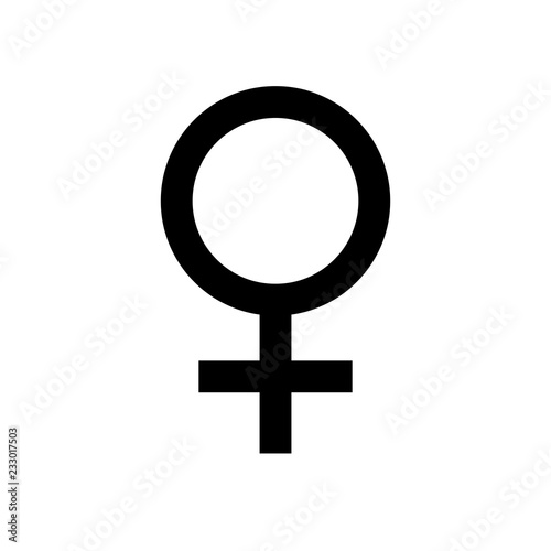 Female icon vector