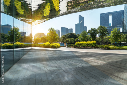 Modern urban architecture, Financial Center Plaza in Hangzhou, China