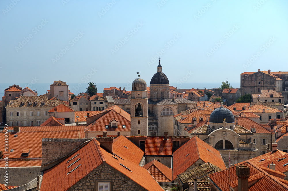 Unique views of the city of Dubrovnik.