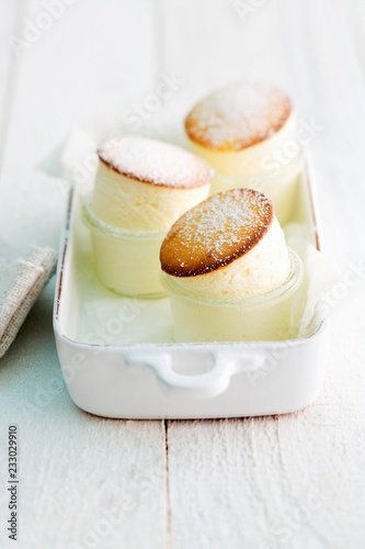 Lemon quark soufflés photo