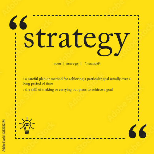 Strategy definition
