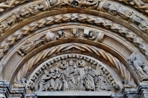 Goldene Pforte, Dom St. Marien, Freiberg, Sachsen photo