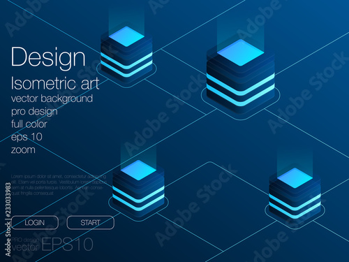 Dashboard infographic template with modern design