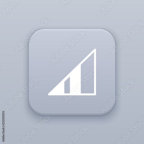 Free Download Signal, strength gray vector button with white icon - GFXLoad