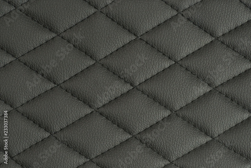 texture leather stitched with thread