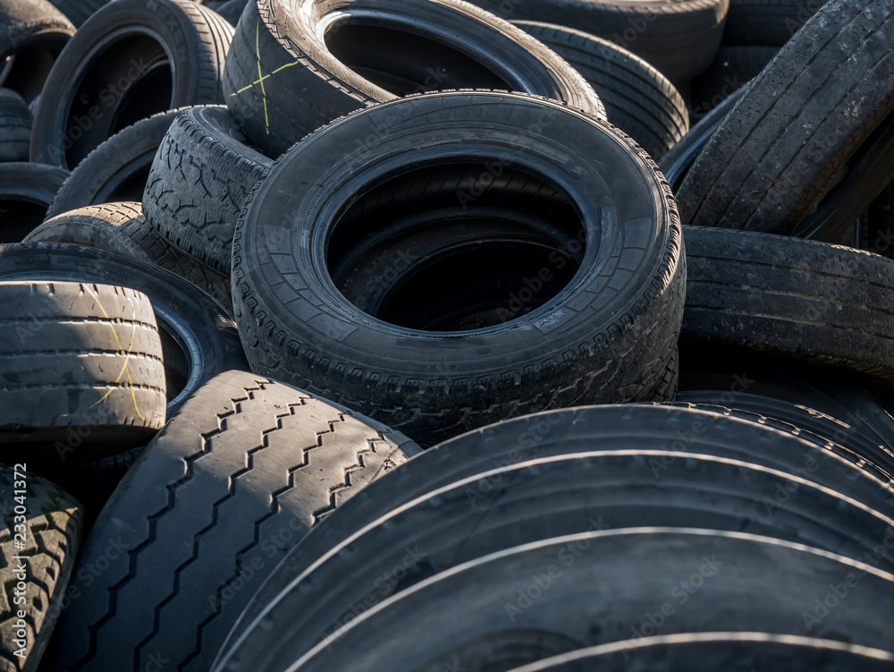 Old tires. Old tire dump. Old tire closeup. Old tires. Old tire dump. Old tire closeup.