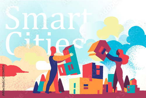A couple are building a new smart city