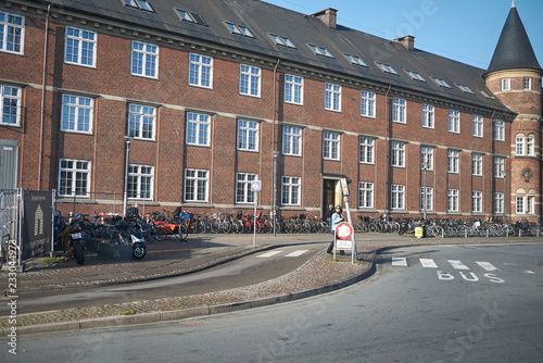 Photography Copenhagen, Denmark - October 09, 2018: View of copenhagen central station, Fron