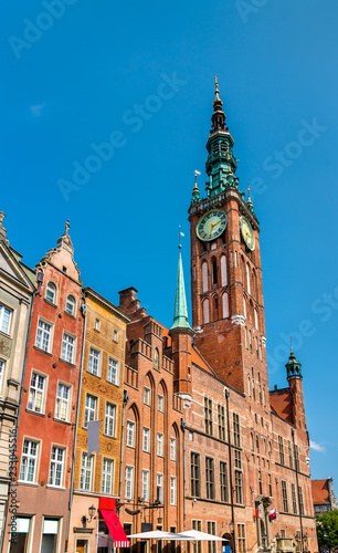 Historic town hall of Gdansk in Poland