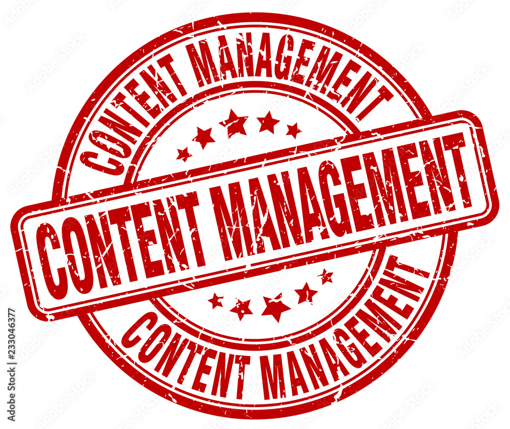 content management red grunge stamp content management red grunge stamp