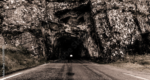 beautiful hand hewn rock tunnel - Glengarriff, Co. Cork photo